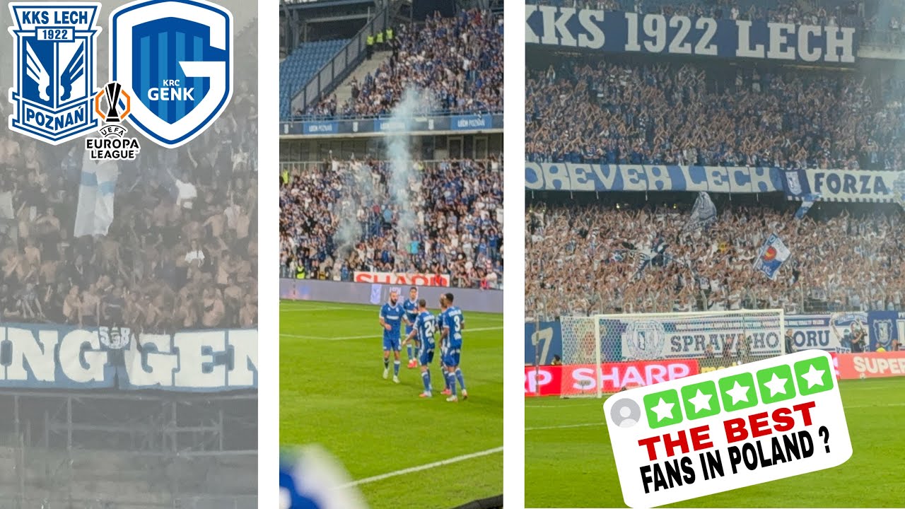 CRAZY LECH POZNAŃ ATMOSPHERE + 6 GOAL THRILLER IN EUROPA CLASH | Lech Poznań 1-5 KRC Genk | Vlog