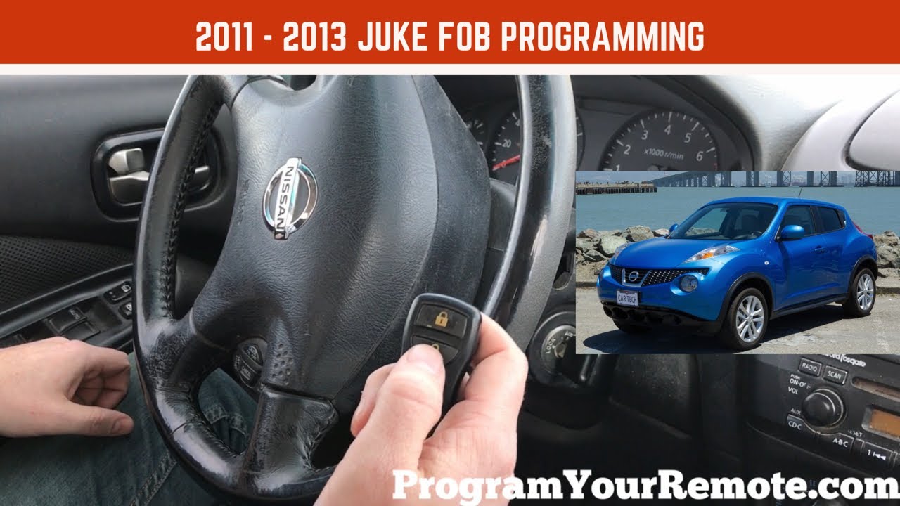 How to program a Nissan Juke remote key fob 2011 - 2013