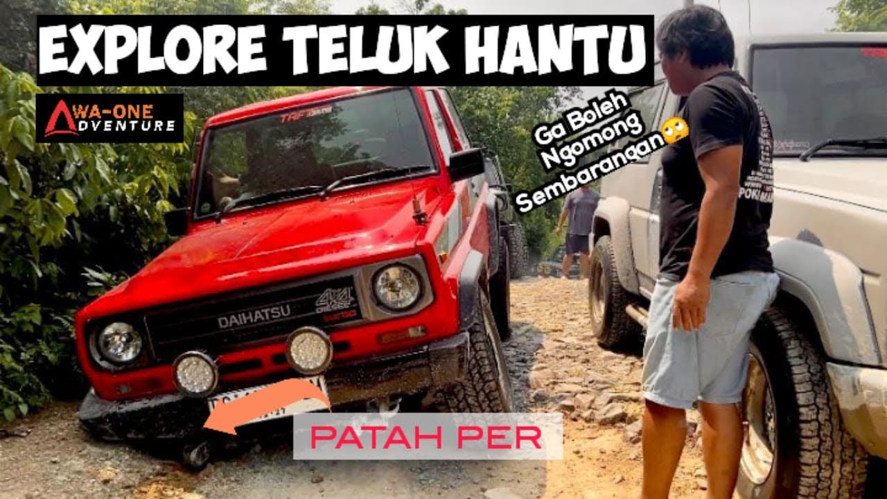 Perjalanan Off-ROAD Ke Pantai Teluk Hantu Lampung|Wa-One Adventure #4x4#perjalanan#taftrocky#pantai
