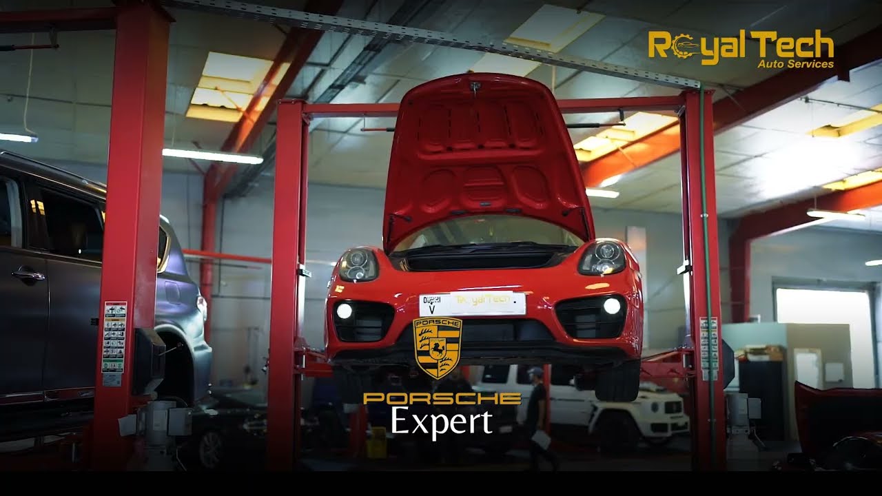 Porsche Expert Repair & Maintenance Services at Royal Tech Autos Dubai