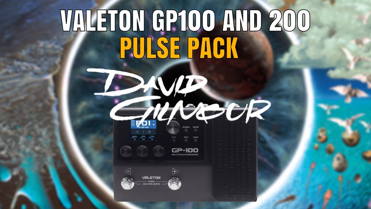 David Gilmour Legendary PULSE PRESETS for Valeton GP100