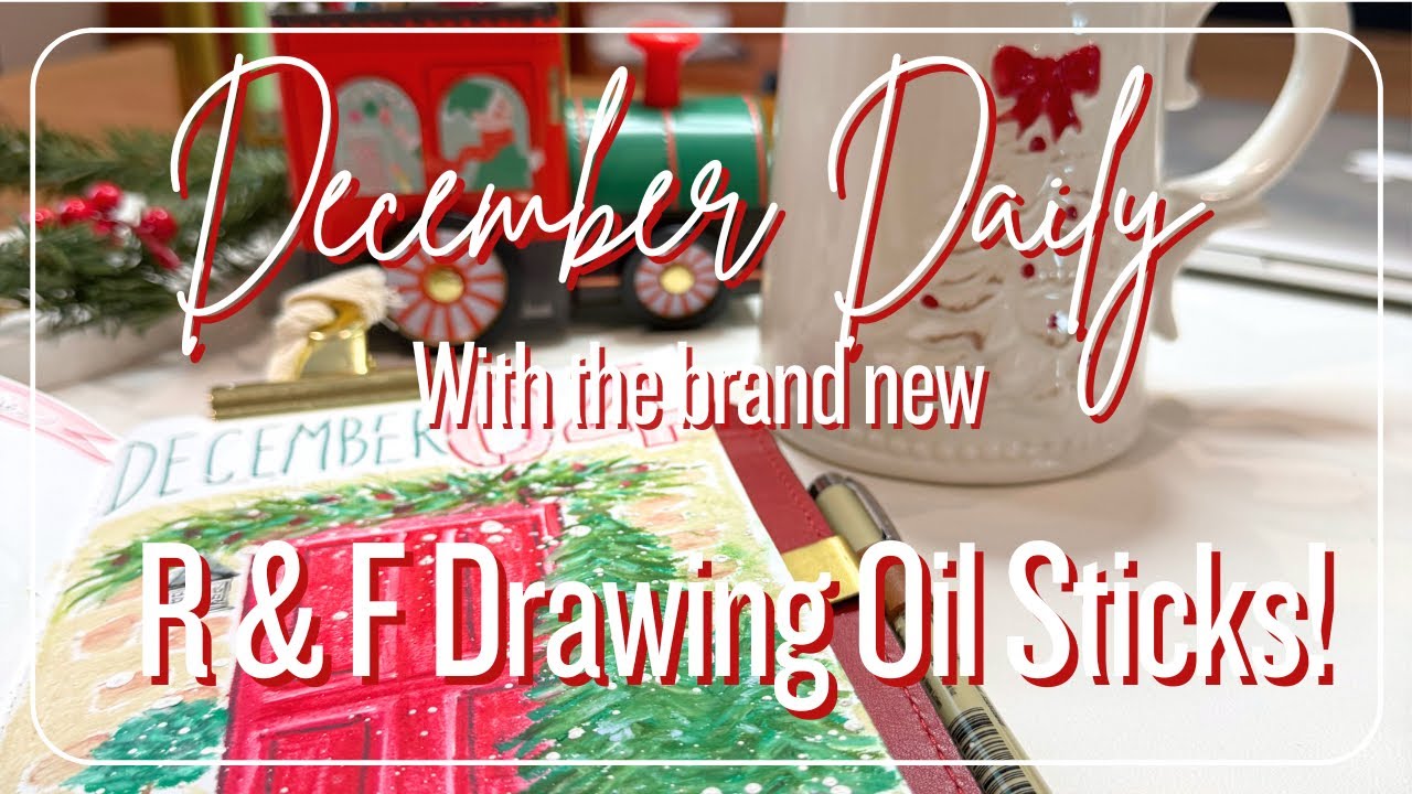 Trying the Brand New R&F Drawing Oil Sticks | First Impressions + Sketchbook Demo