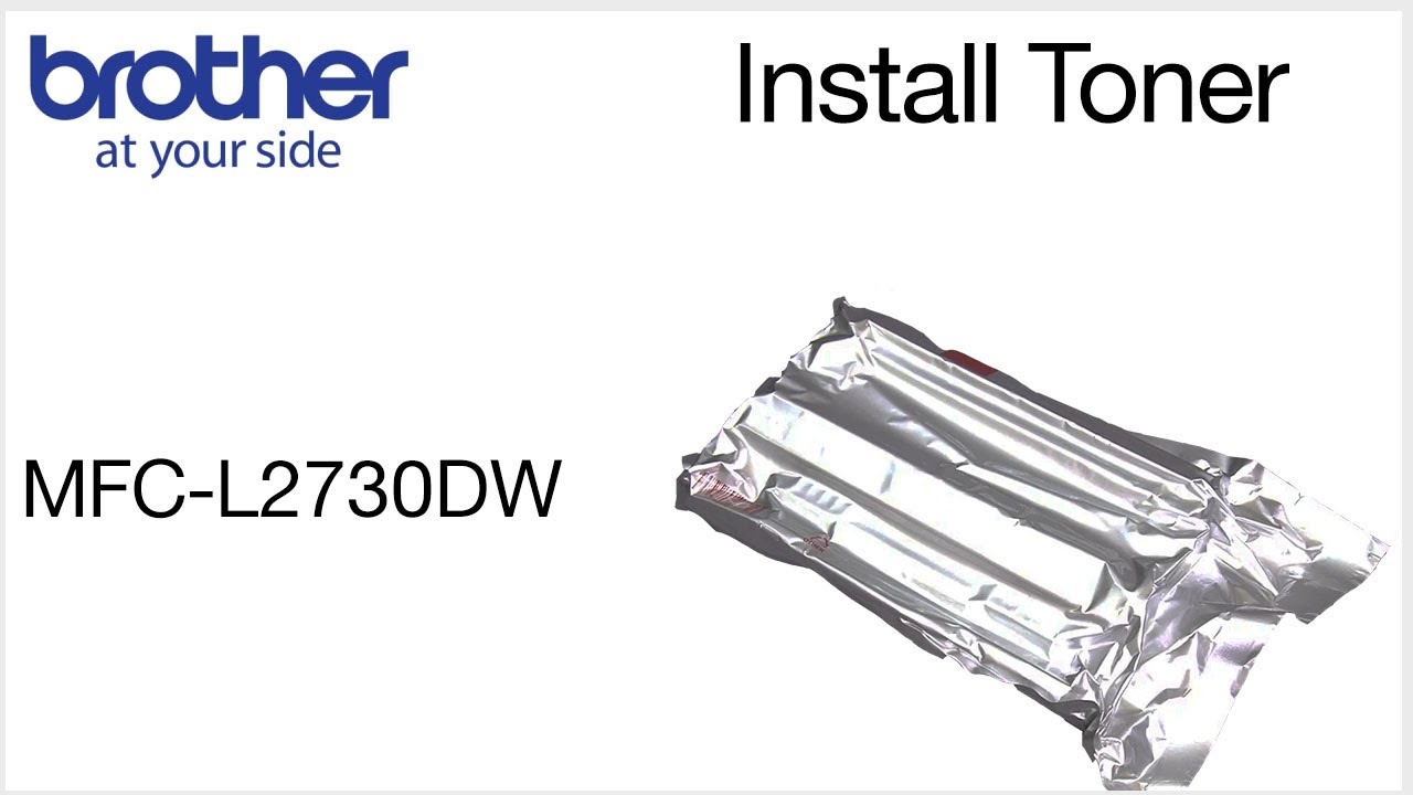 Install drum and toner – Brother MFCL2730DW