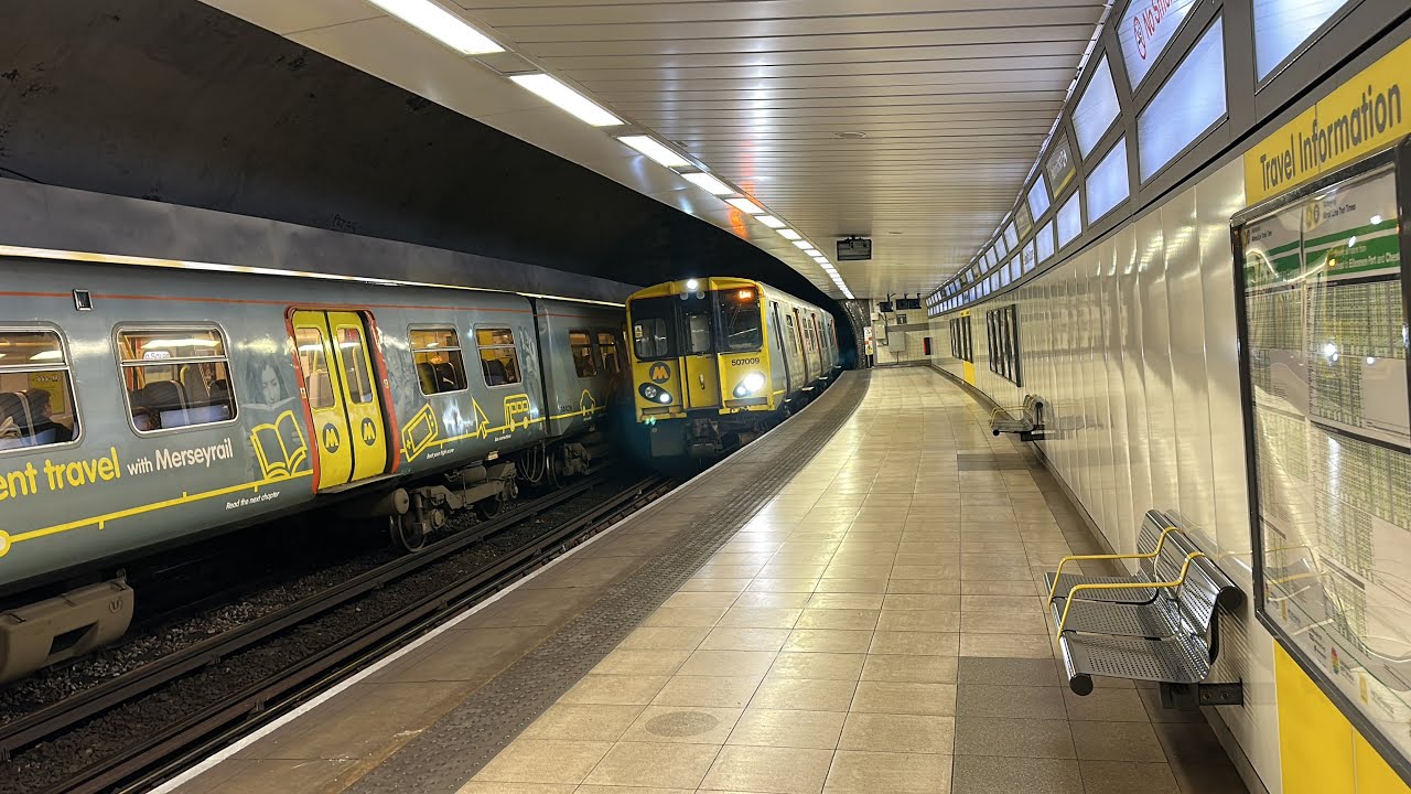 Merseyrail Trains at Hamilton Square on March 7th 2023