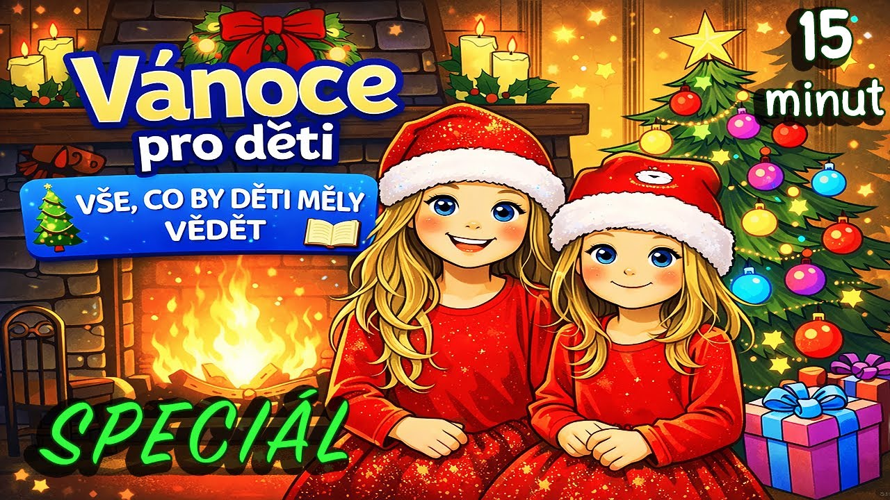 🎄 VÁNOČNÍ SPECIÁL pro děti | Pohádky a písničky pro děti 🎁 Tradice a učení hrou