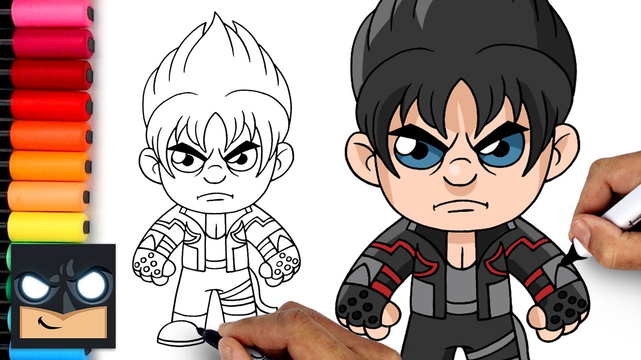 Tekken | How To Draw Jin Kazama