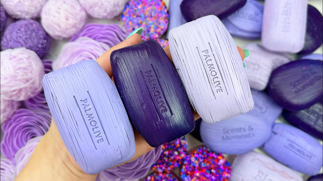 SOAP&GLITTER(4K)★Soap boxes★Hand crush soap stripes★4K