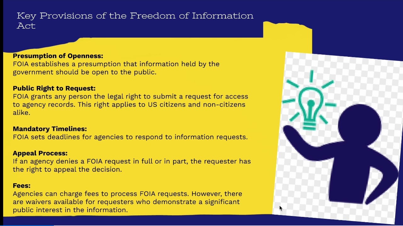 Unit 7:  Understanding the Freedom Of Information Act