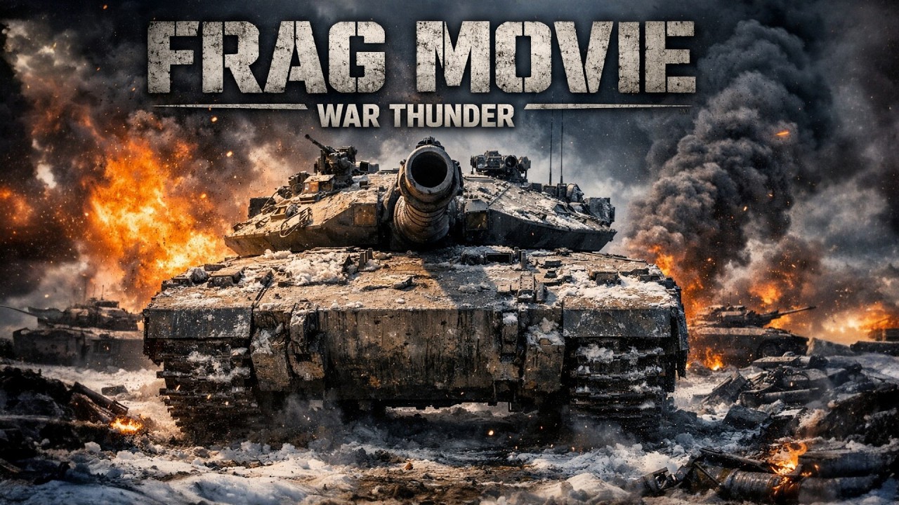 WAR THUNDER FRAG MOVIE 🔥 EPIC TANK BATTLES & BEST MOMENTS  War Thunder Gameplay