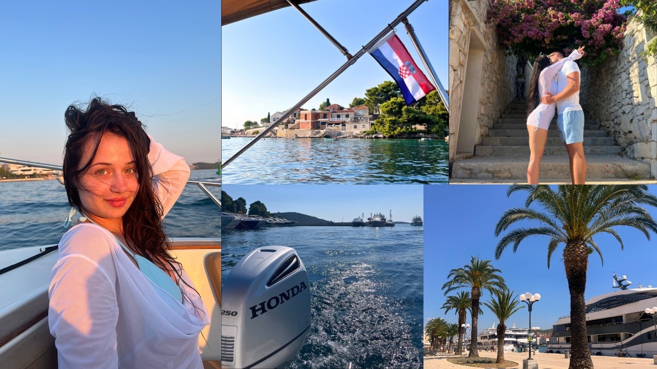 3 rajskie wyspy w 1 dzień! Rejs ł&oacute;dką po Chorwacji 🌊🇭🇷 | Vlog #4