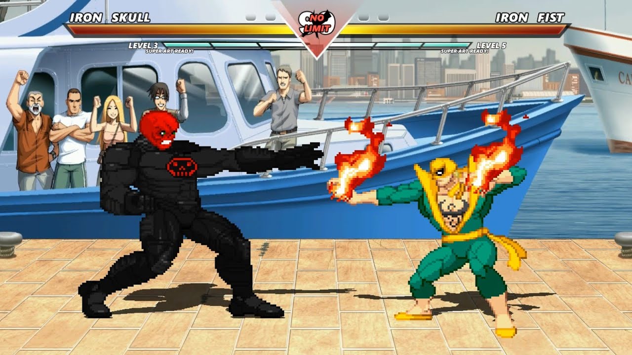IRON SKULL vs IRON FIST - Epic Combat!
