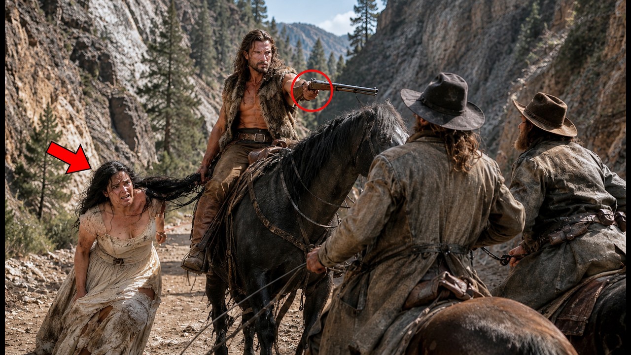 The Mountain Man Saw the Girl Being Dragged By Her Hair&mdash;He Rode In and Took Her With Wild West Love