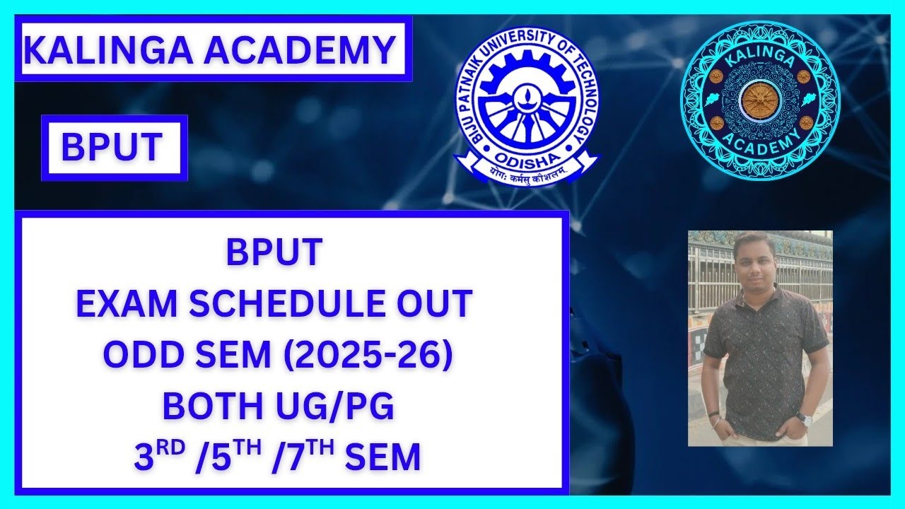 BPUT EXAM SCHEDULE OUT #bput #exam
