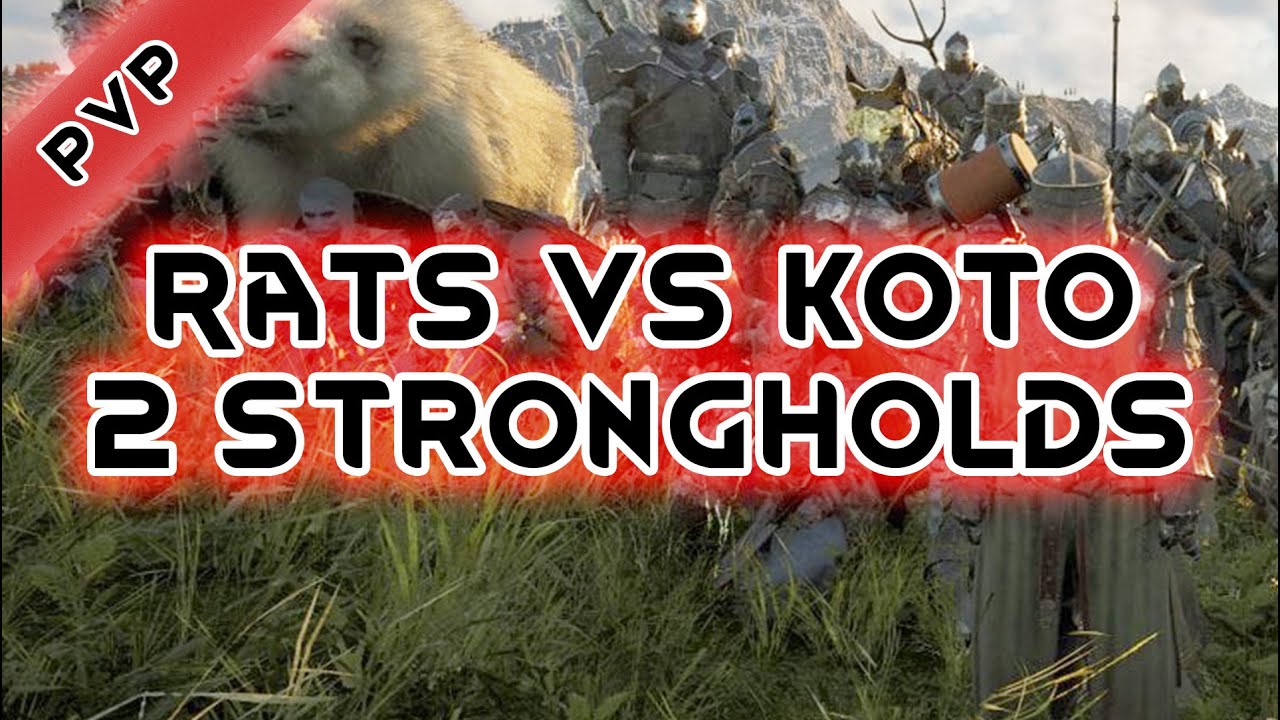 Koto Alliance VS Rat Alliance Siege of 2 Strongholds and Hard PVP Fights Mortal Online 2 Epic Battle