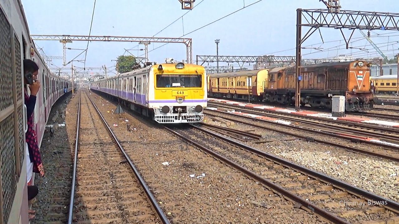 Huge Local & Express Trains crossing with in short time