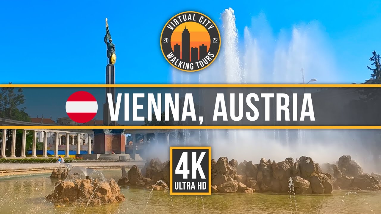 🇦🇹 VIENNA, AUSTRIA – City Walking Tour from Belvedere to Karlsplatz. Summer 2022 [4K]