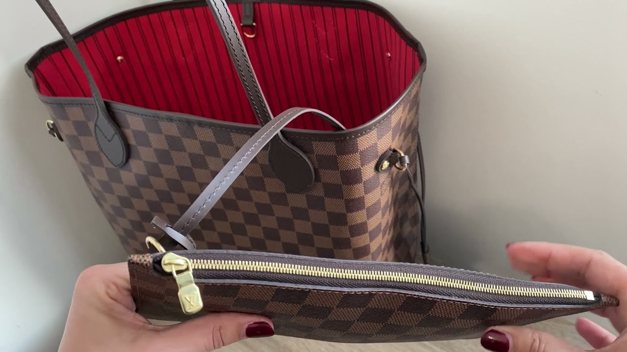 LV Neverfull MM (Damier Ebene) Tour & what fits!