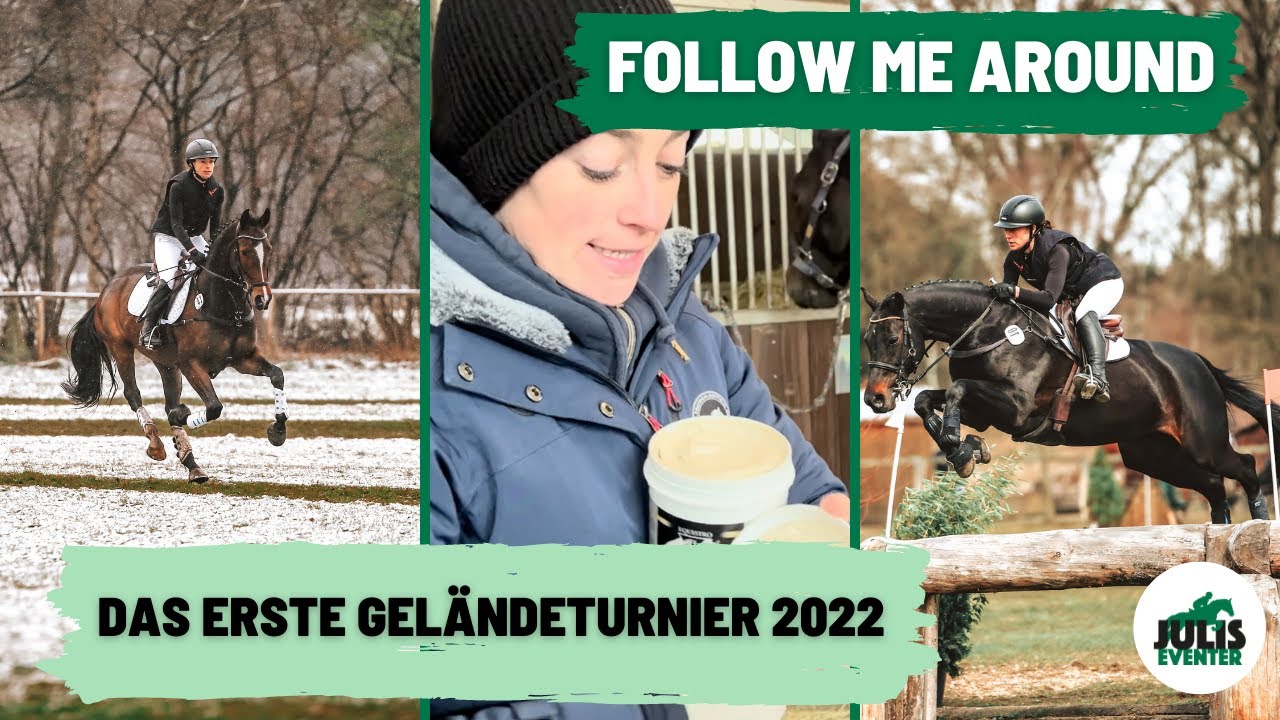 FMA - Das erste Gel&auml;ndeturnier - IM SCHNEE ?? Nessi & Caspar / Strecke / Stil / PERCUTIN