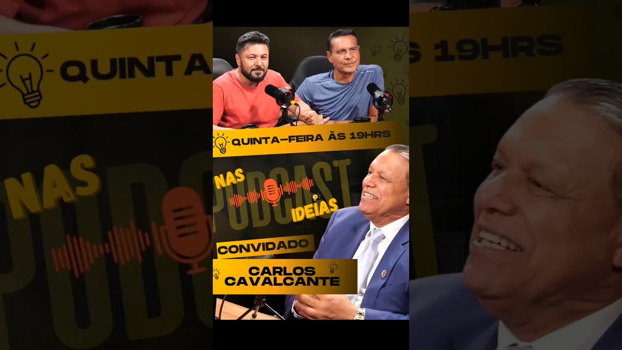 Carlos Cavalcante no Nas Ideias 16/04 &agrave;s 19h