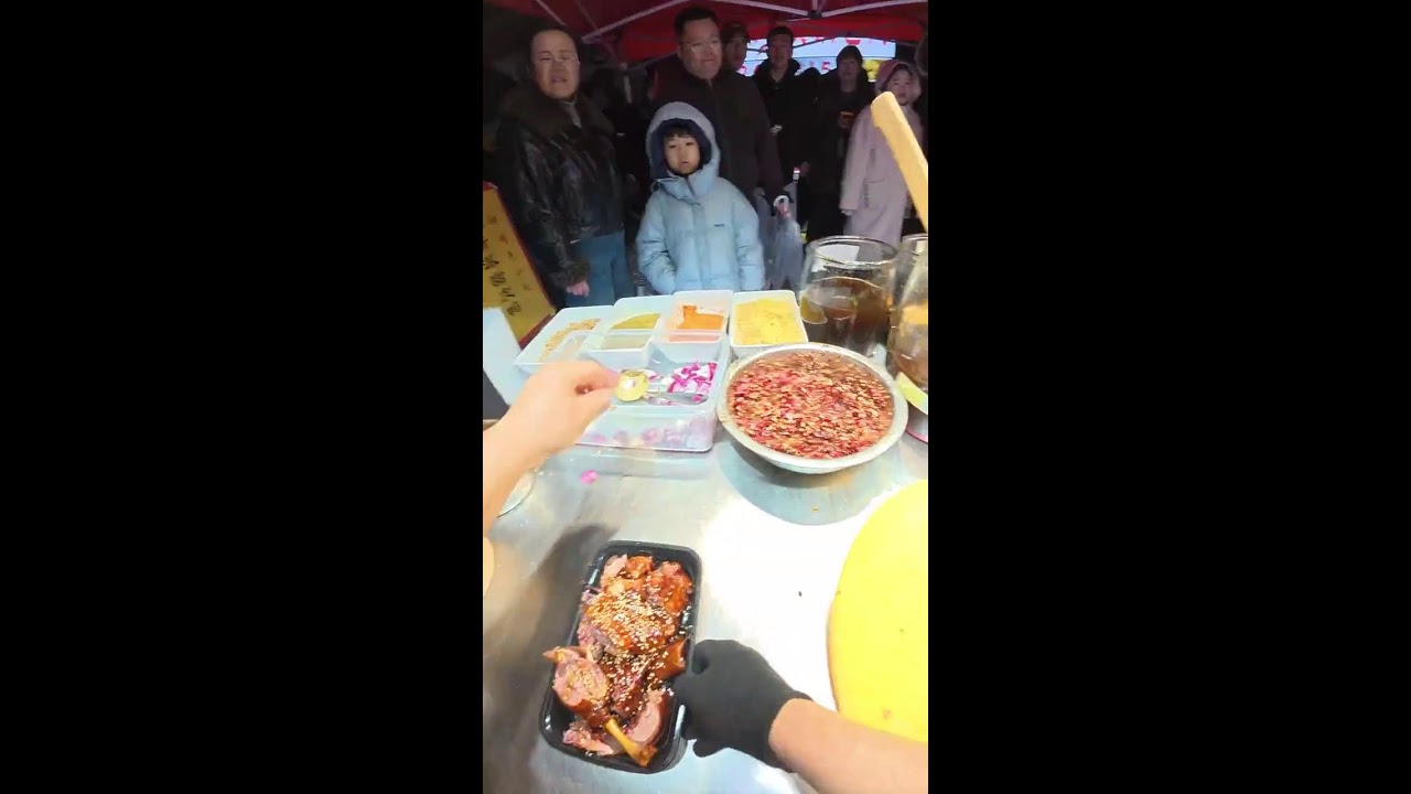 🔴 Sweet Skin Duck 中華料理 중국 길거리 음식! #chinesestreetfood #chinesecuisine