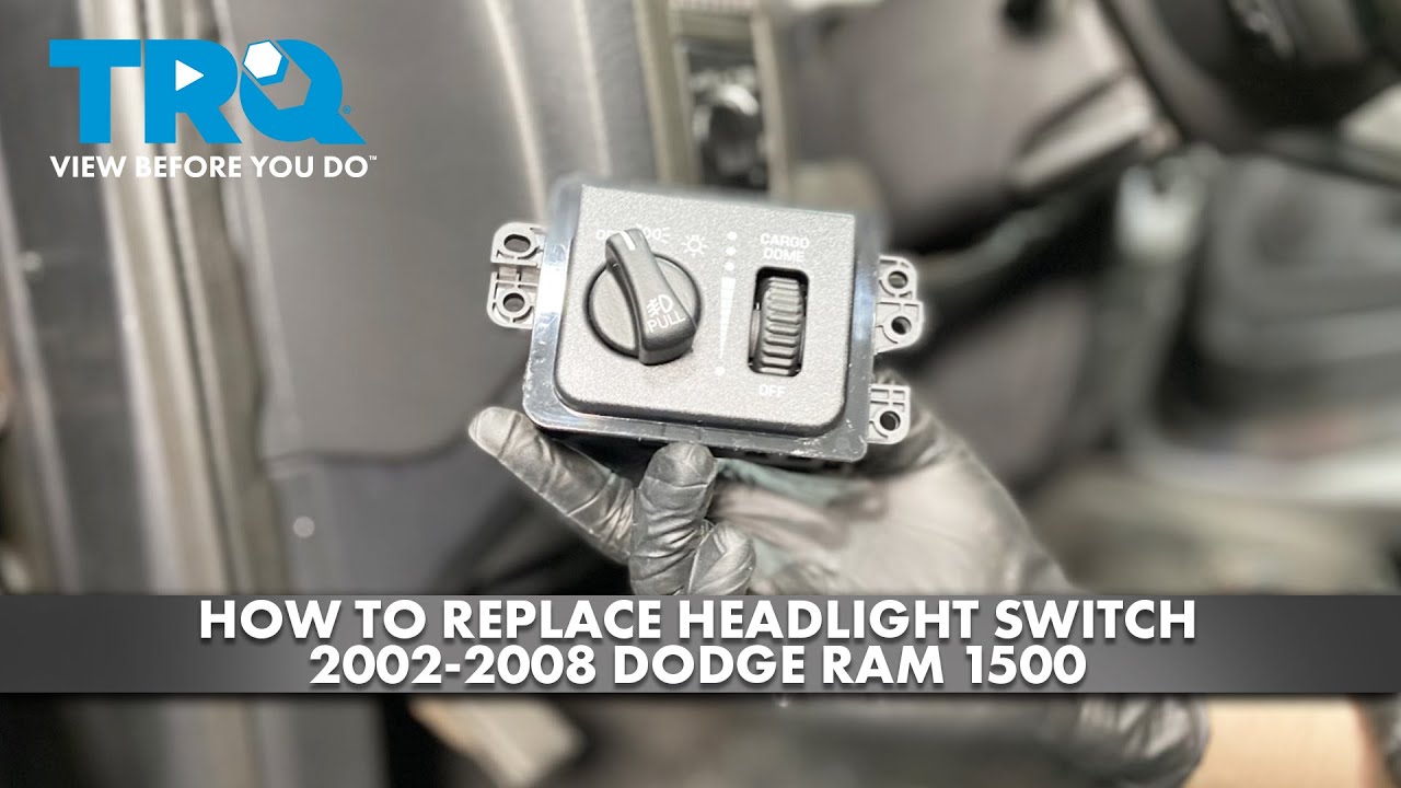 How to Replace Headlight Switch 2002-2008 Dodge Ram 1500