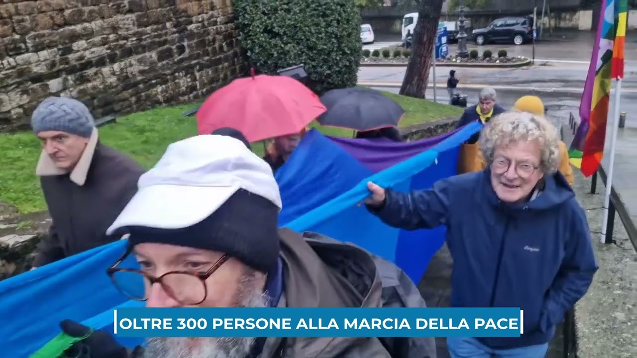 Marcia della pace, in tanti nonostante la pioggia