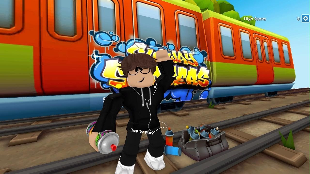 an honest gameplay of... ROBLOX subway surfing