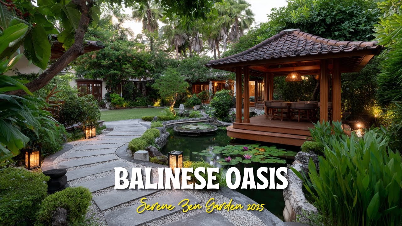 Balinese Garden Design 2025: Serene Tropical Zen Trends for a Modern Oasis of Calm