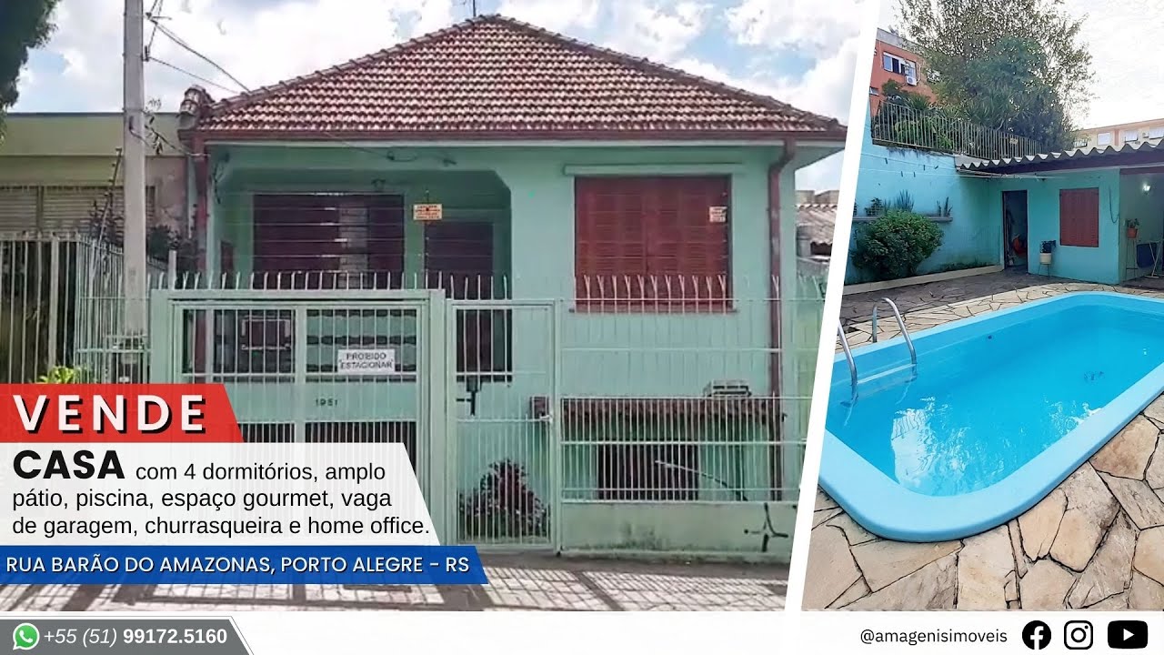 Casa à venda na R. Barão do Amazonas | Porto Alegre - RS