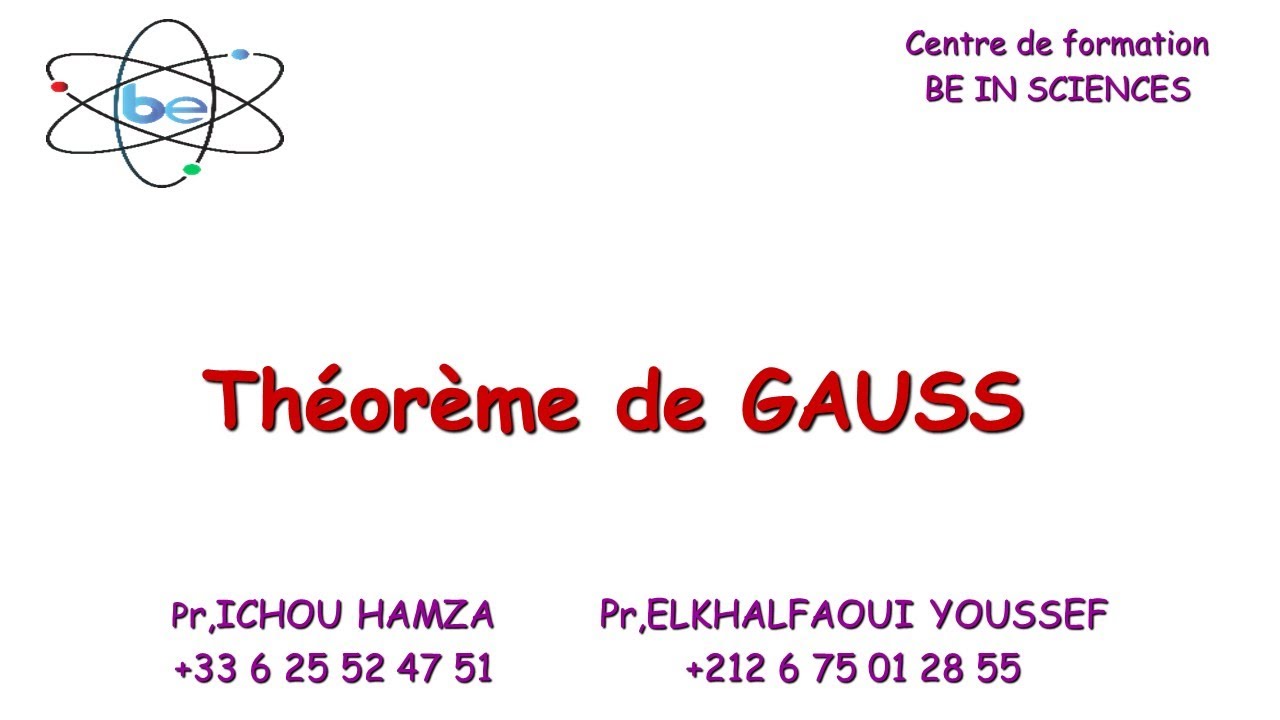 #Électricité 1 Théorème de Gauss#partie1