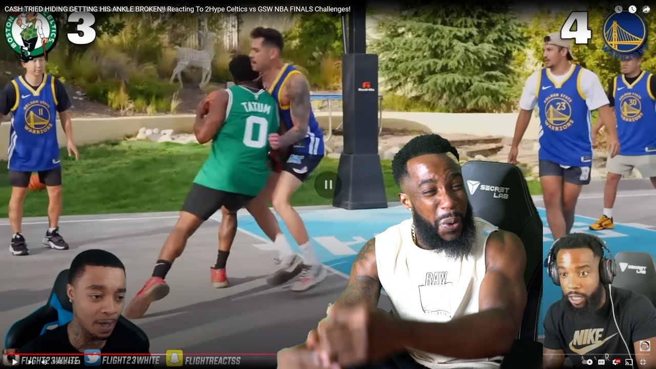 FLIGHT YOU MY BIGGEST HATER! CASH TRIED HIDING GETTING HIS ANKLE BROKEN!! 2Hype Celtics vs GSW
