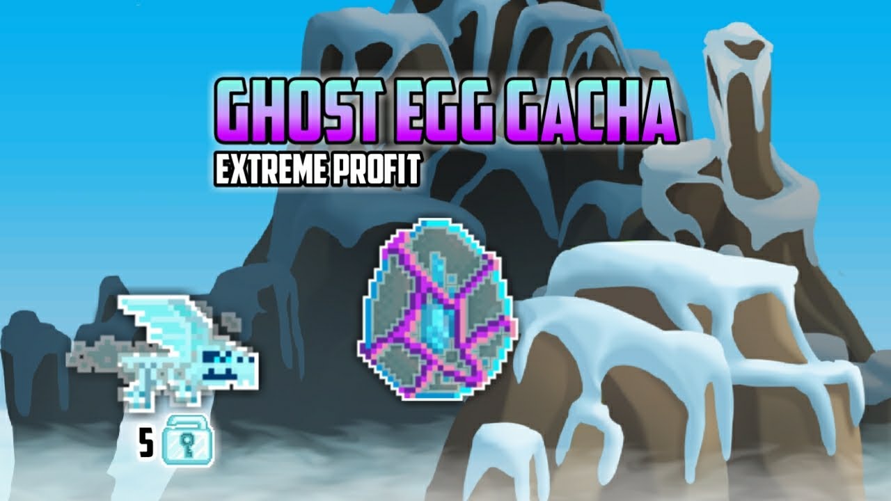 GHOST DRAGON CHARM?! Ghost Egg Gacha 2024 - Growtopia