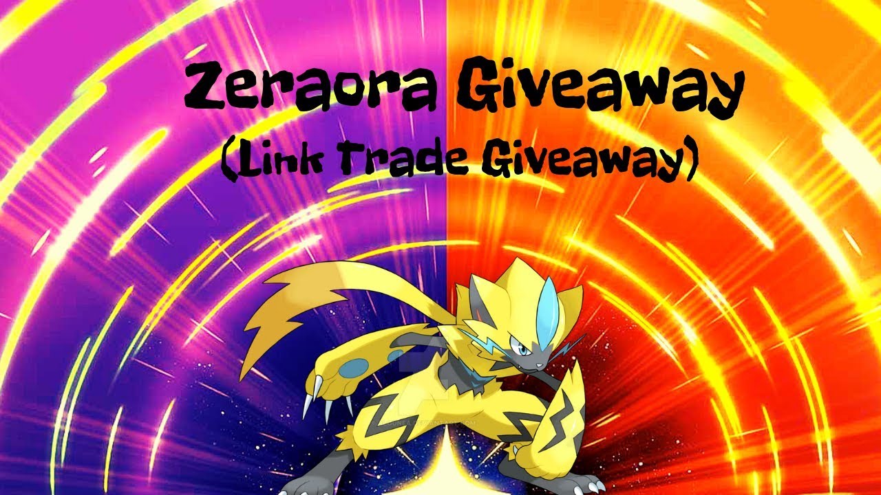 🔴Pokemon Zeraora  Giveaway
