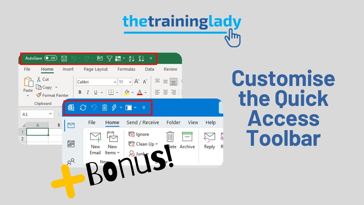 How to customise and use the Quick Access Toolbar in Microsoft apps to work more efficiently.