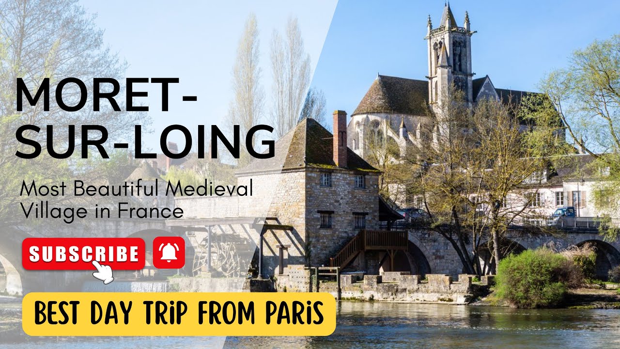 Moret-sur-Loing | Impressionist Village Day Trip from Paris 🇫🇷 | 4K UHD