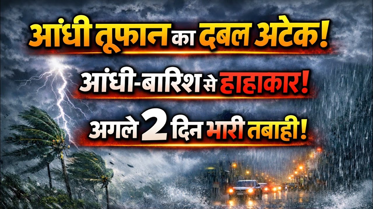 24 February ka Mausam | 24 फरवरी को बारिश और आंधी तूफान #aaj_ka_ Mausam #today_weather_update #Alert
