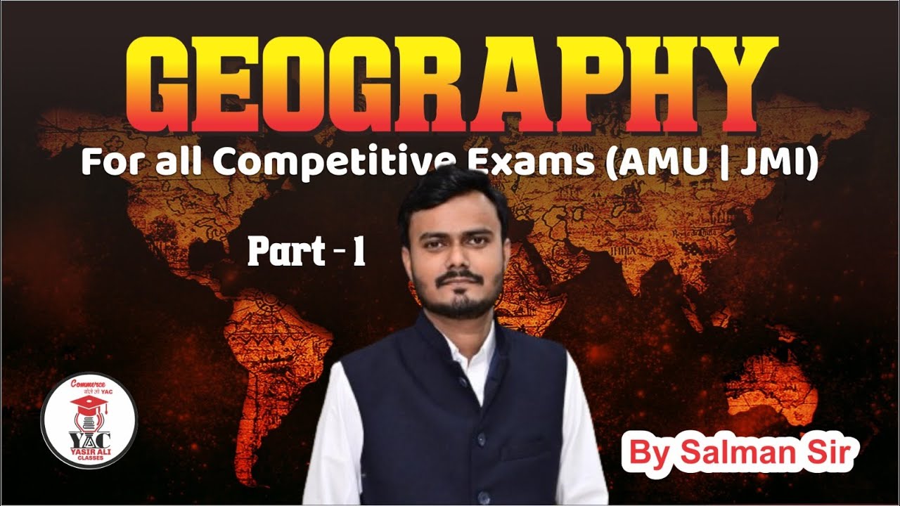 Geography Part-1 | BA FL  | AMU |  BA Entrance | 2025 | #amu #amuentrance #amuentrance