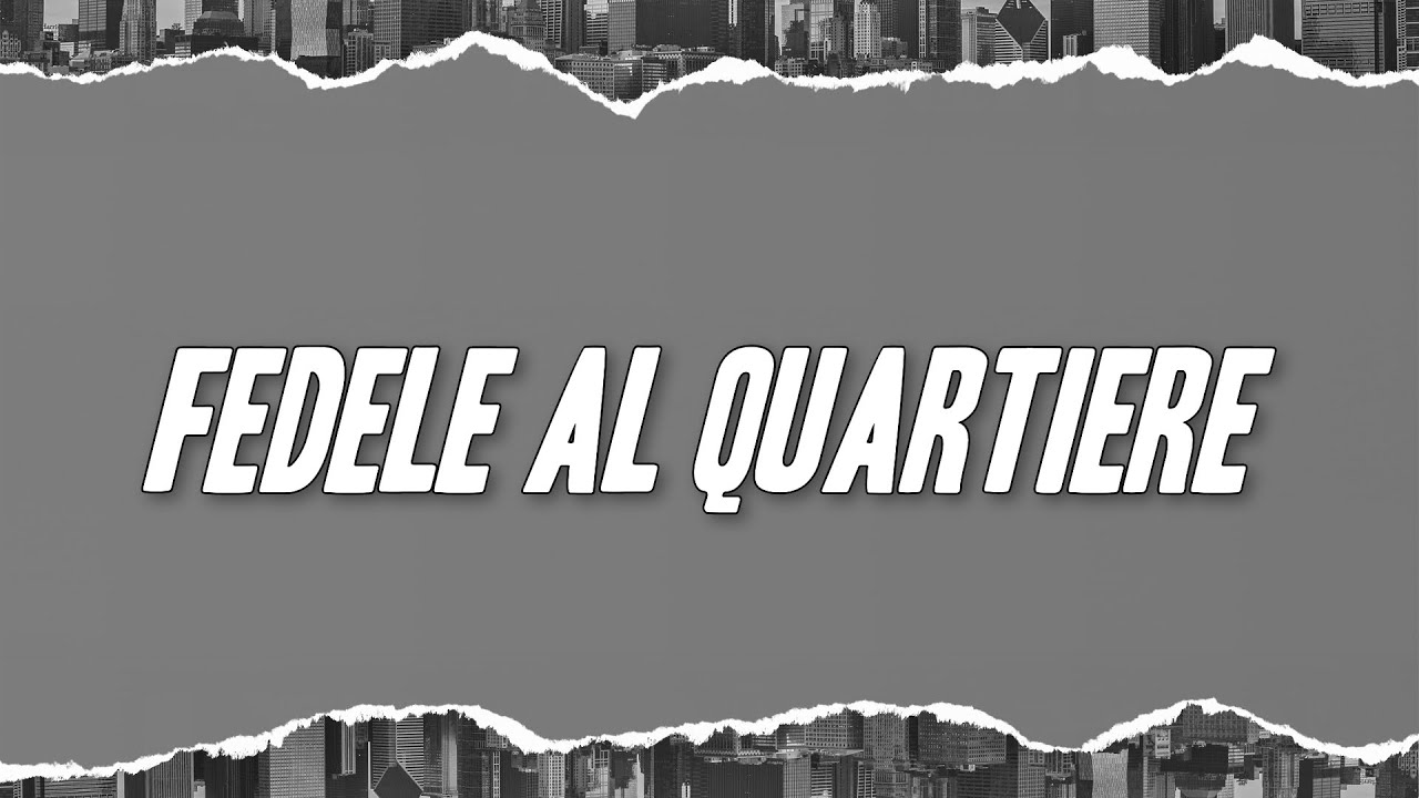 Neima Ezza, 2nd Roof - FEDELE AL QUARTIERE ft. Vale Pain (Testo/Lyrics)
