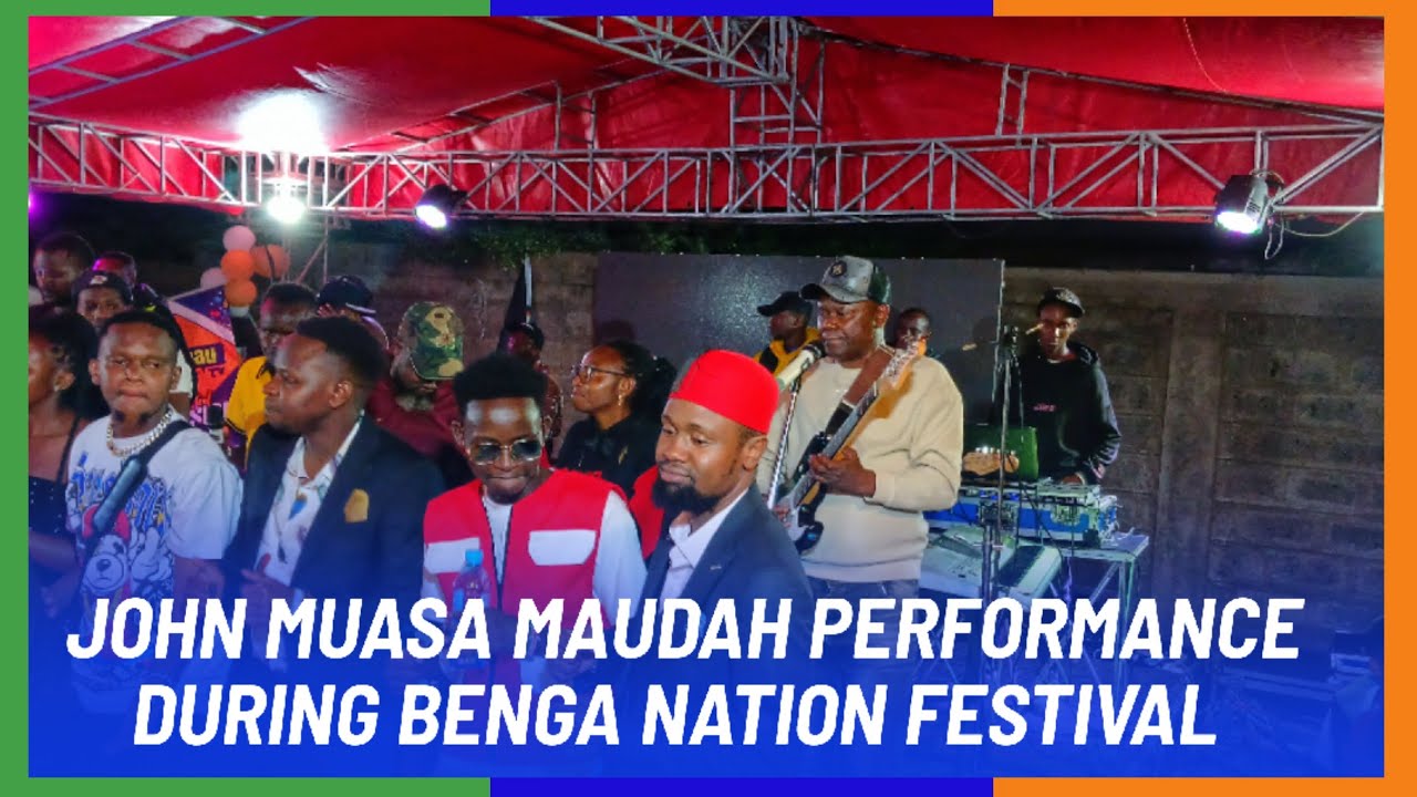 JOHN MUASA MAUDAH PERFORMANCE DURING BENGA NATION FESTIVAL