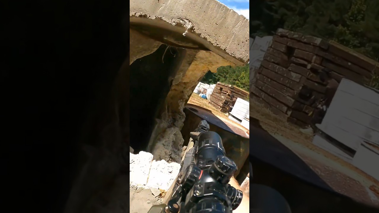 💥 5 eliminations with the #EMF100 #MWR #Sniper #paintball Build. 🎯 #highlights #FSR #Gopro #scopecam