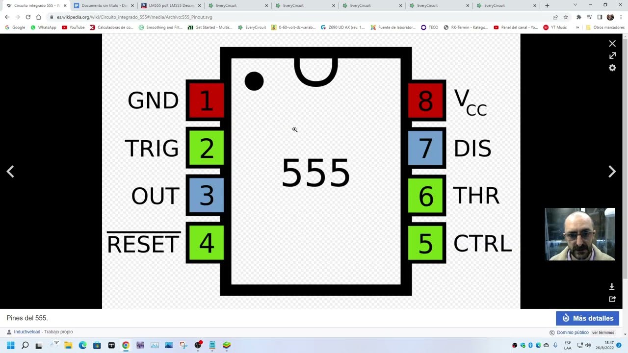 56 - Integrado 555 explicado con 3 modos Astable Monoestable y Biestable