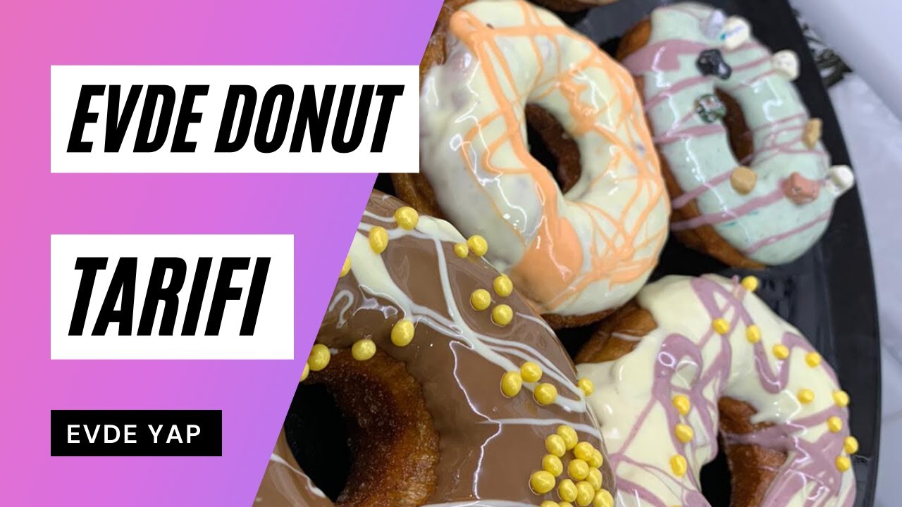 EVDE EN KOLAY EN LEZZETLİ DONUT TARİFİ! 🍩 | TATLI TARİFLERİ
