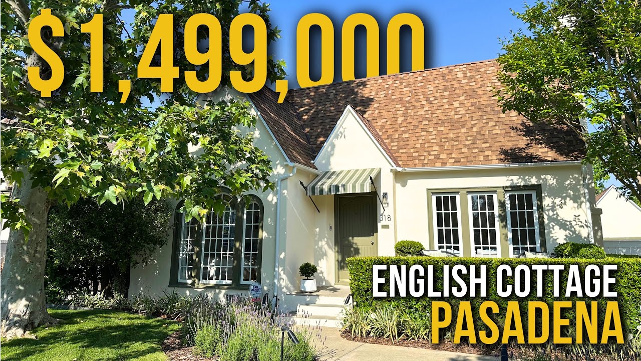 Cozy English Cottage Tour in Pasadena, California #homesforsale