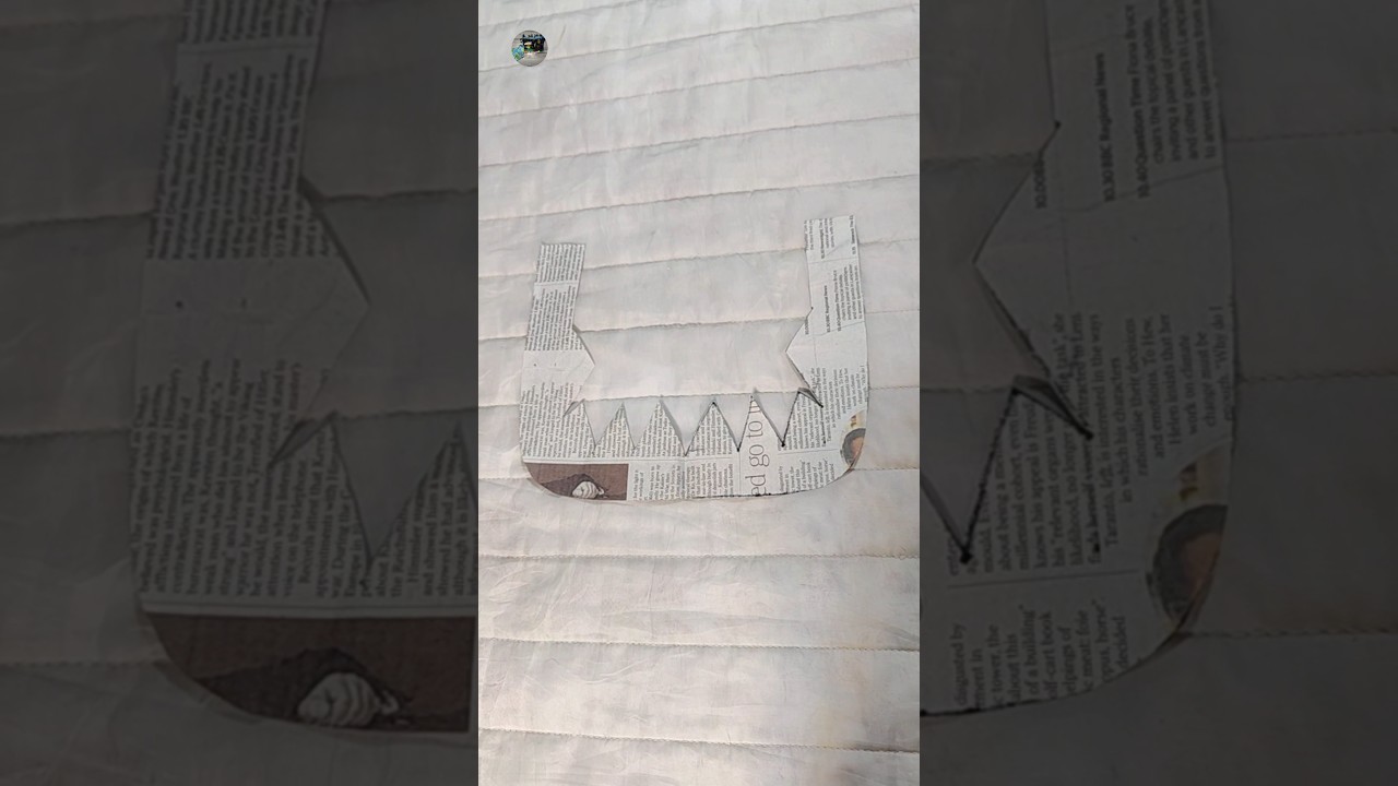 triangle neck design cutting and stitching 