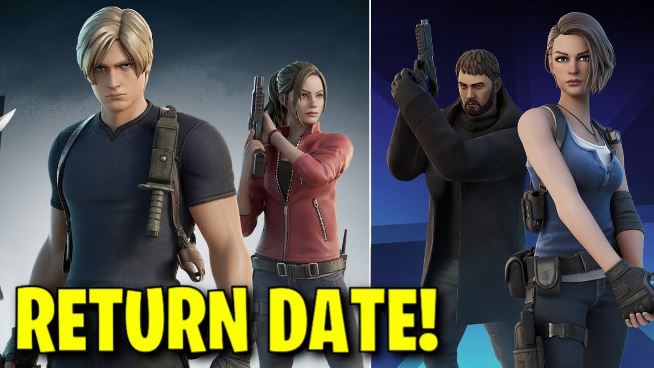 RESIDENT EVIL SKINS RETURN RELEASE DATE in FORTNITE! (Returning to Fortnite Item Shop 2026)