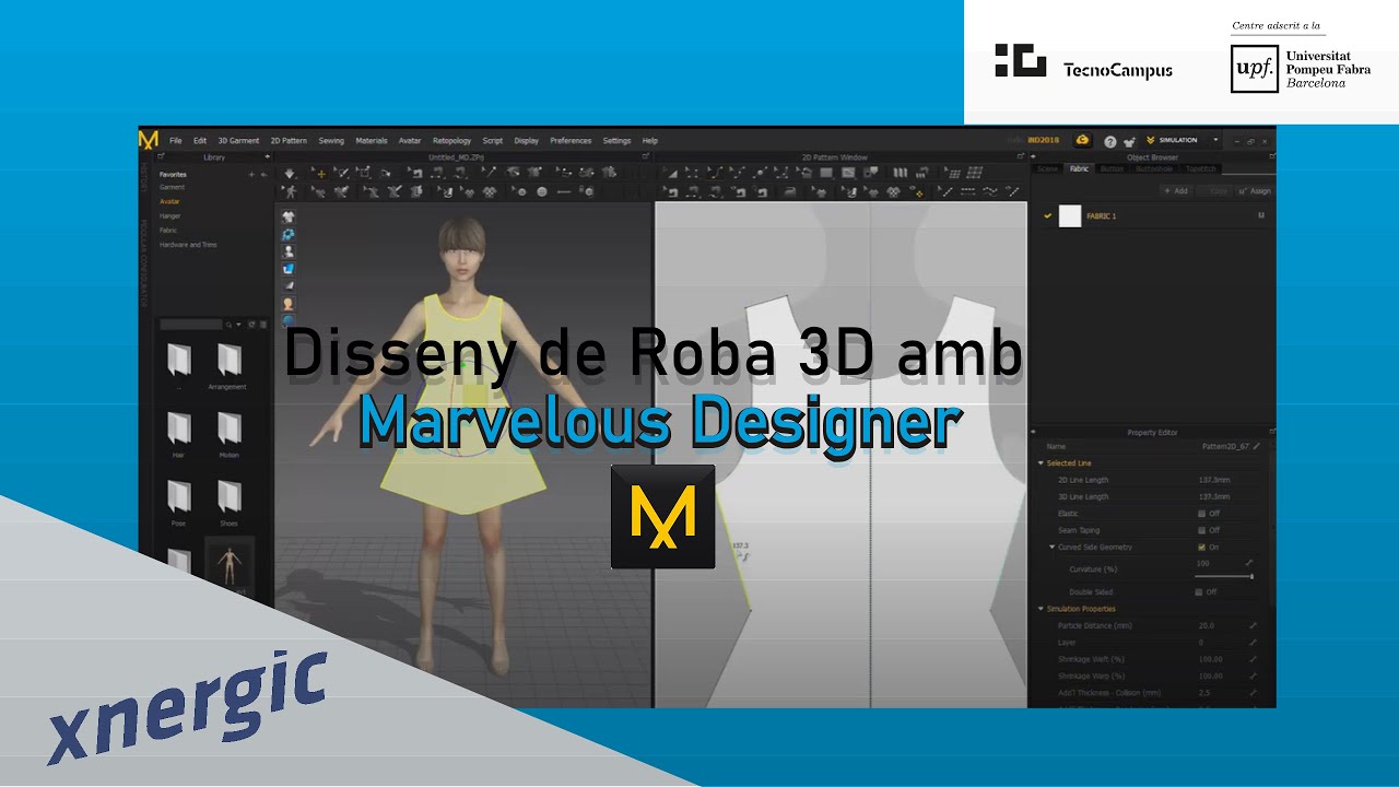 Taller diseño de ropa 3D con Marvelous Designer