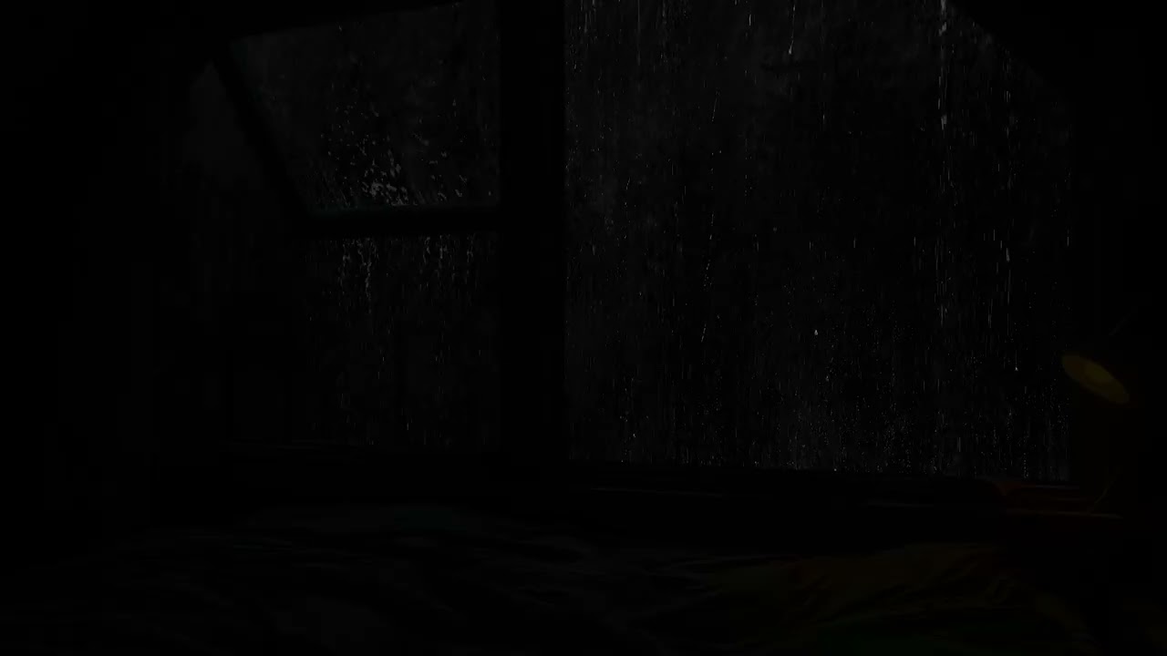 숲속의 잔잔한 빗소리에 잠들어 보세요 | 창문을 열어두고 편안하게 휴식을 취하세요