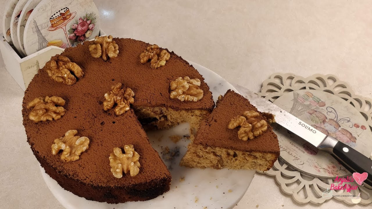 Coffee Walnut Cake | Coffee Walnut Tea Cake | Classic Coffee Cake
