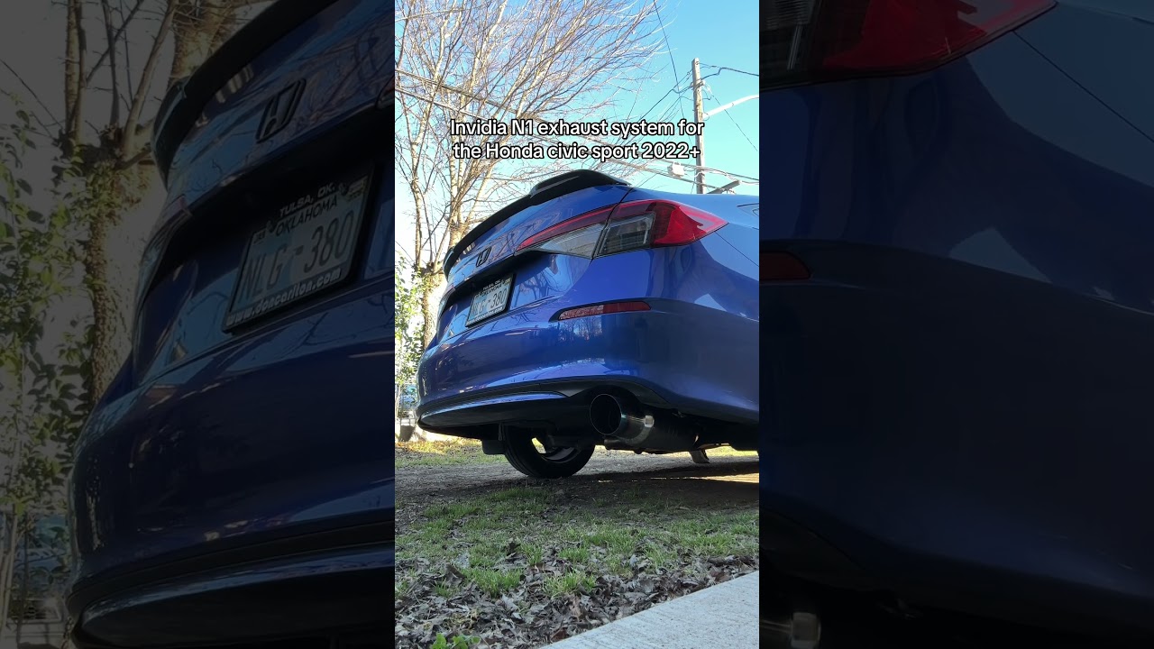 Honda Civic Sport Invidia N1 Exhaust &ndash; Aggressive Sound! 🔥🚙💨