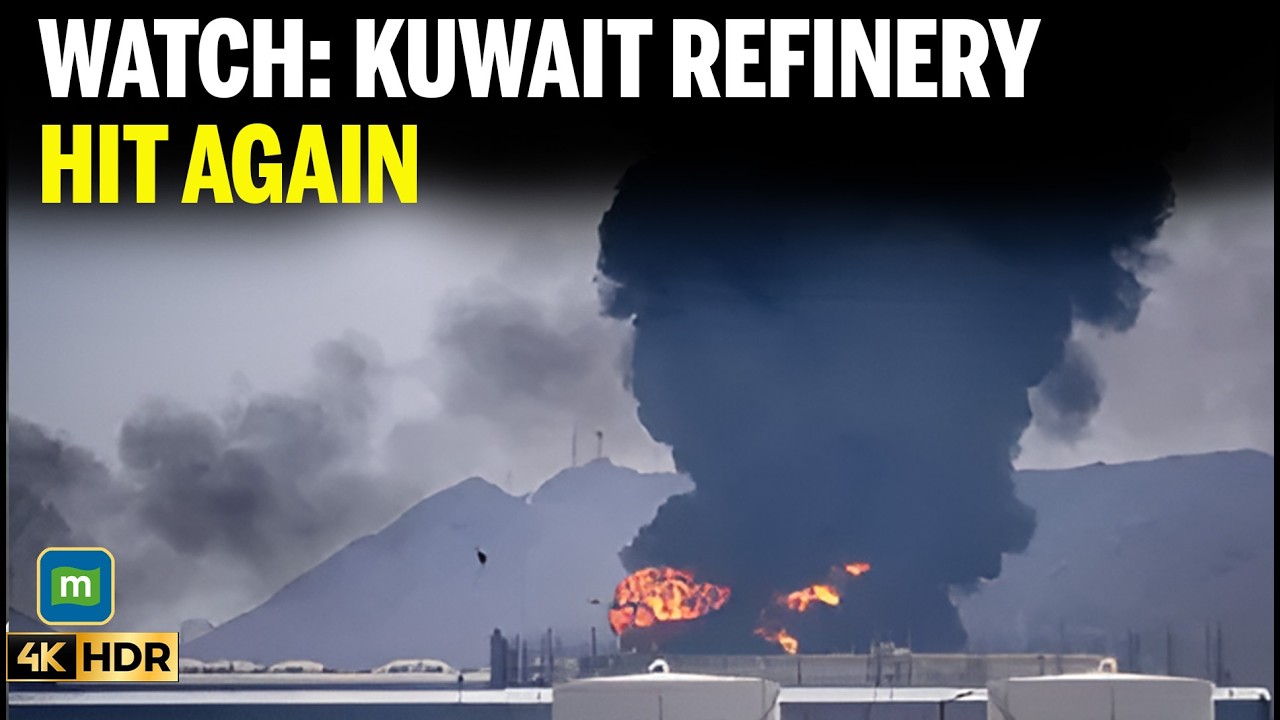 ON CAM: Kuwait’s Mina Al‑Ahmadi Refinery Hit Again by Drones as Iran Targets Energy Sites